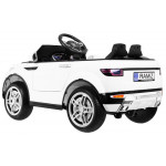 Elektrické autíčko Rapid Racer - nelakované - biele